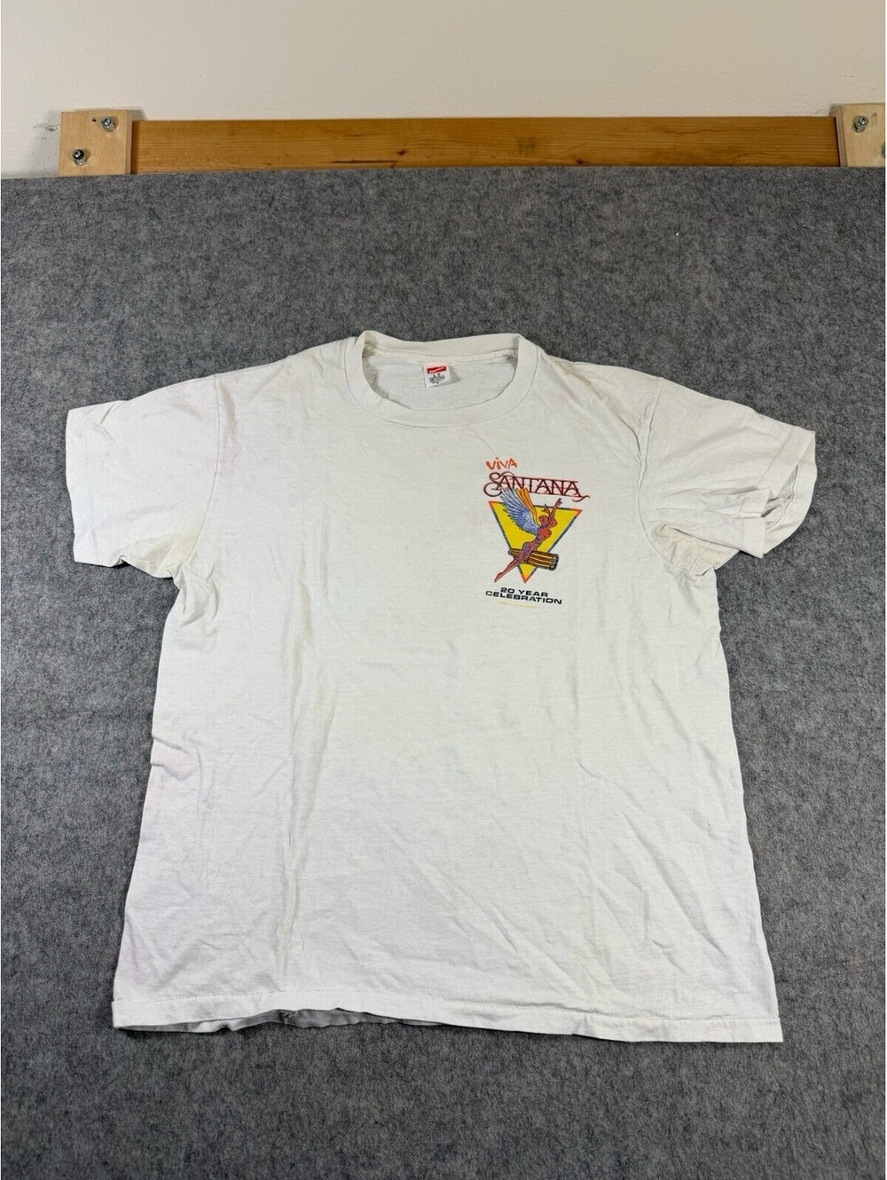 Vintage Santana Band 20 Year Celebration Concert T Shirt